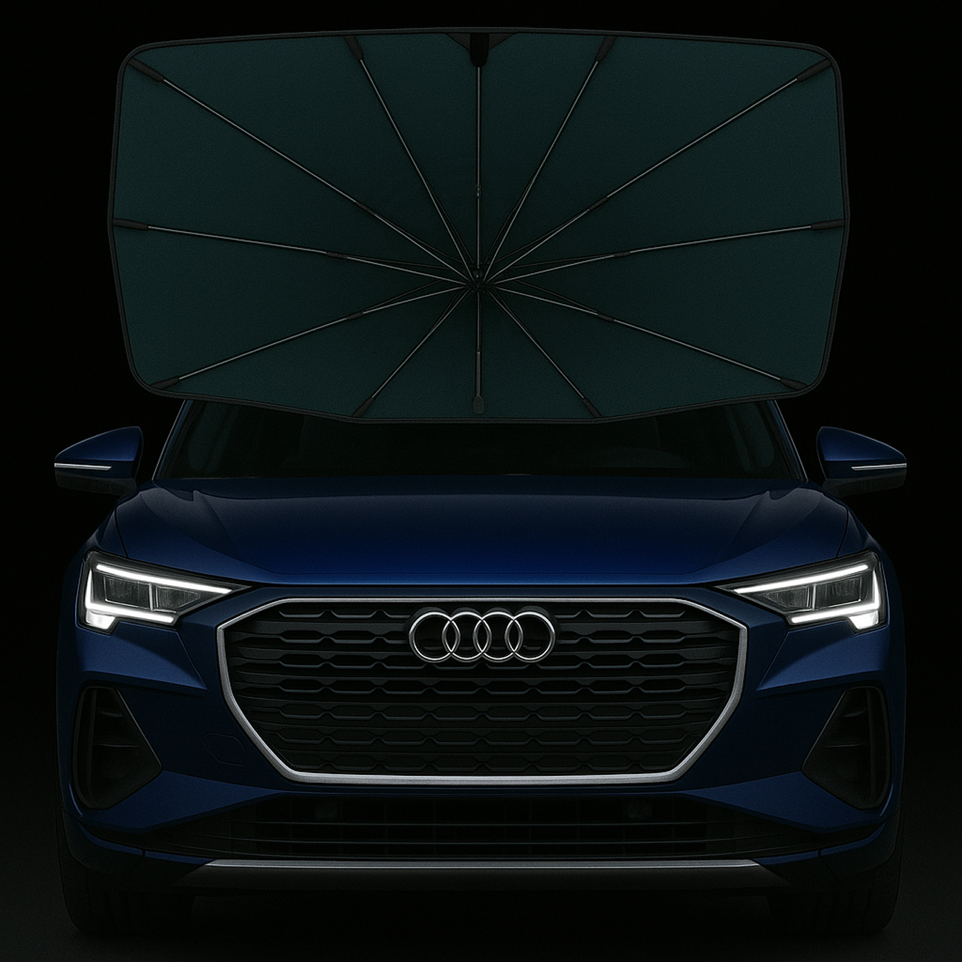 SonnenWächter - Auto-Sonnenschirm für die Windschutzscheibe