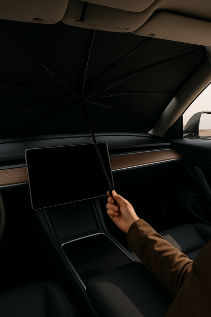 SonnenWächter - Auto-Sonnenschirm für die Windschutzscheibe