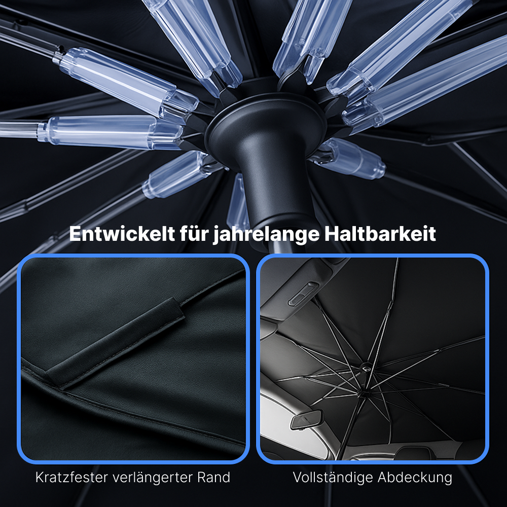 SonnenWächter - Auto-Sonnenschirm für die Windschutzscheibe