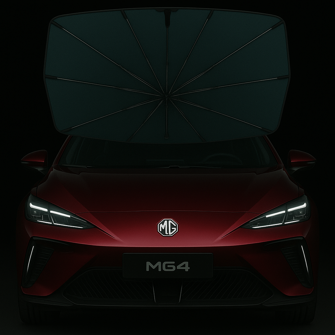 SonnenWächter - Auto-Sonnenschirm für die Windschutzscheibe