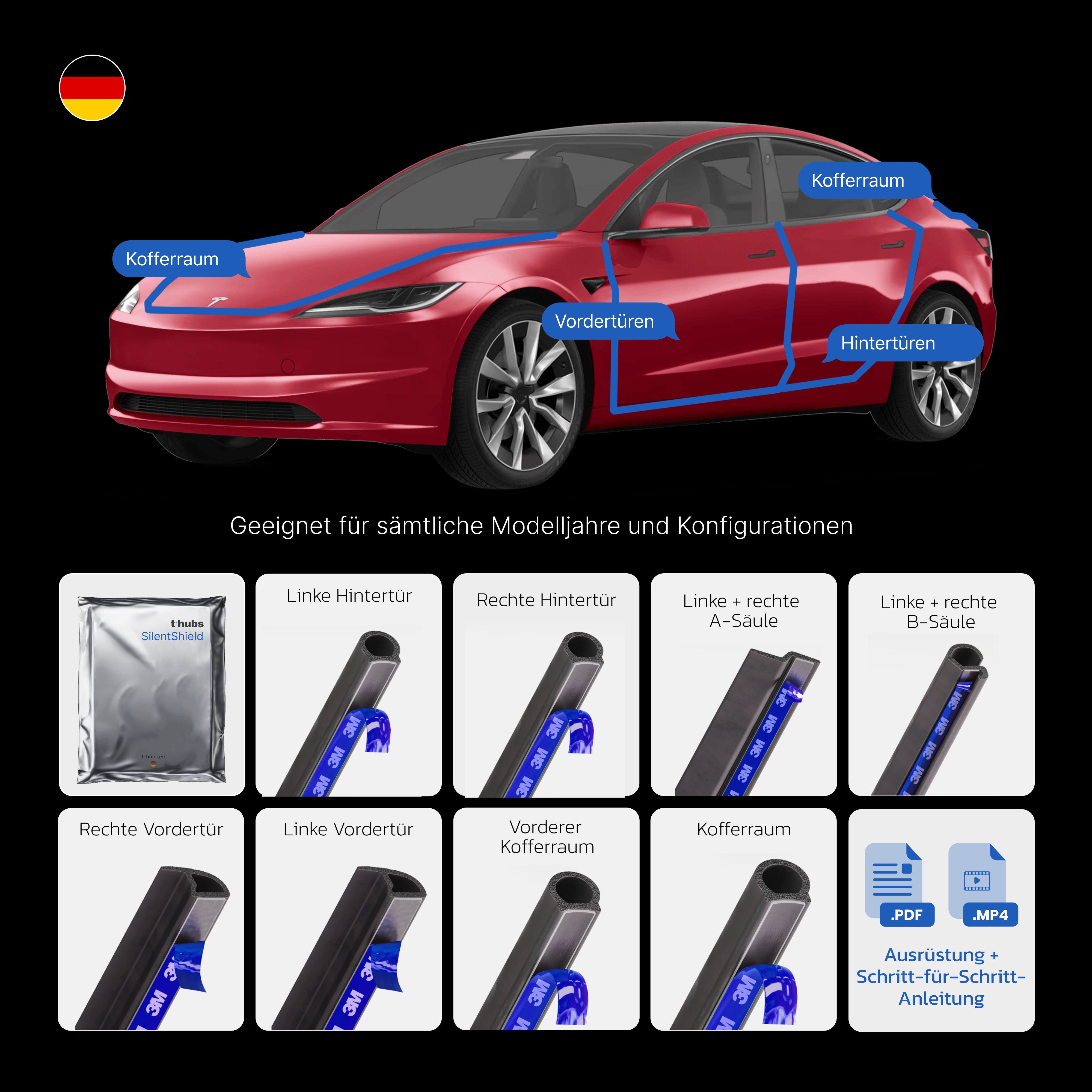 SilentShield – Dein Upgrade für eine ruhigere, sauberere Fahrt im Tesla