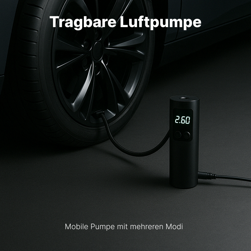 Tragbare Luftpumpe