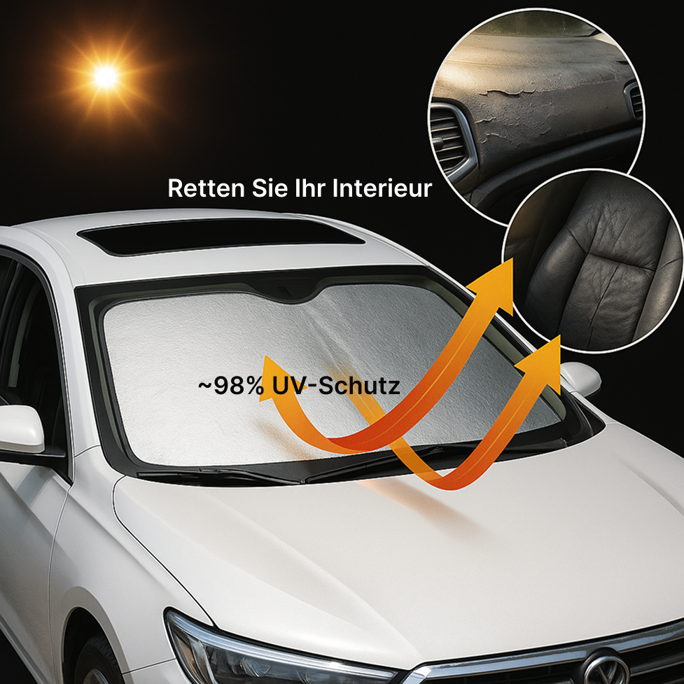 SonnenWächter - Auto-Sonnenschirm für die Windschutzscheibe